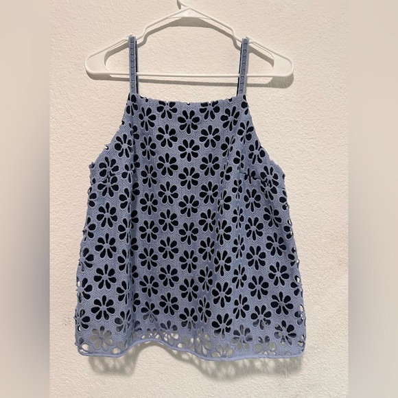 Maeve by Anthropologie Quinn Daisy Floral Lace Tank Top size 12 - Picture 3 of 10